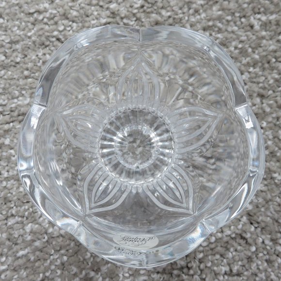 NIB Vintage 1991 Lead Crystal Candy Nut Dishes - Picture 3 of 7